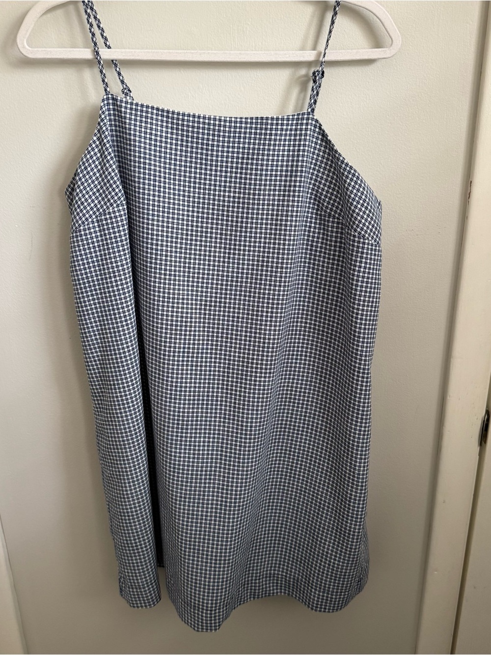 Blue Gingham Shift dress